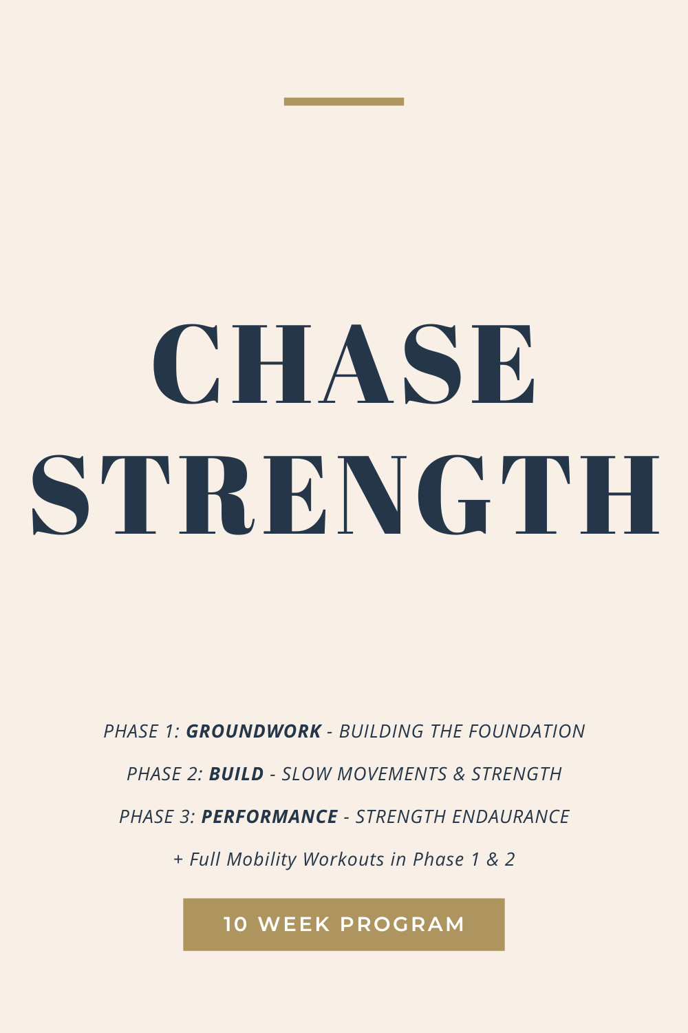CHASE STRENGTH